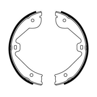 Гальмівна колодка MERCEDES GL (X164), M (W164), R (W251, V251) AUDI A7, Q7 LAND ROVER DISCOVERY III, RANGE ROVER III, RANGE ROVER IV PORSCHE CAYENNE VW TOUAREG 2.5D-6.2 03.02-09.21 ABE CRW000ABE