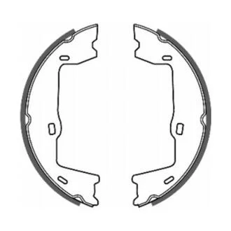 Гальмівна колодка барабан CHEVROLET, OPEL ABE CRX000ABE