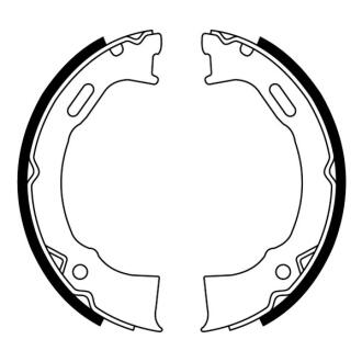 Гальмівна колодка FORD USA CROWN VICTORIA, EXPLORER, EXPLORER SPORT TRAC, WINDSTAR JEEP GRAND CHEROKEE I 2.5D-5.9 09.91- ABE CRY008ABE