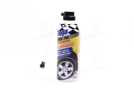 Герметик для усунення проколів шин білий аерозоль 340 г ABRO QF-25