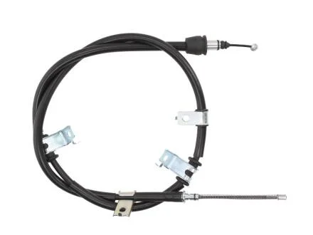 Трос стояночного гальма задн Лів (1585мм/1585мм) HYUNDAI GETZ 1.1-1.6 09.02-12.10 ADRIAUTO 10.0225