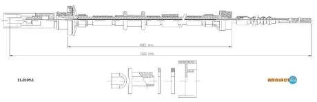 FIAT трос зчеплення Brava-Bravo 1,6-1,8, TDS ADRIAUTO 11.0109.1