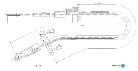Трос зчеплення ADRIAUTO 1101151
