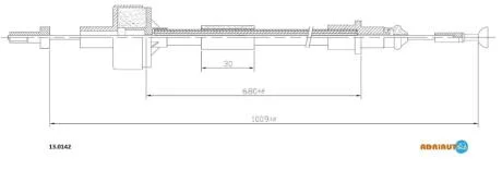 Трос зчеплення ADRIAUTO 13.0142