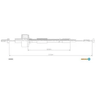 Трос зчеплення ADRIAUTO 13.0152