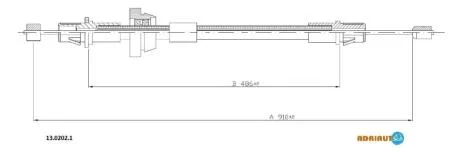 Трос зупиночних гальм ADRIAUTO 13.0202.1
