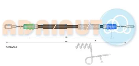 Трос стояночного гальма ADRIAUTO 13.0226.2