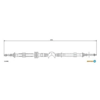 Трос ручного гальма ADRIAUTO 13.0248