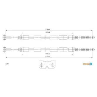 Трос ручного гальма ADRIAUTO 13.0294