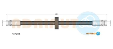 FORD гальм.шланг задн. внутрішній. Focus 98- ADRIAUTO 131284