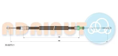Трос ручного гальма ADRIAUTO 33.0272.1