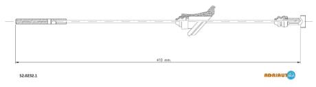 Тросовий привод, стоянкове гальмо ADRIAUTO 52.0232.1