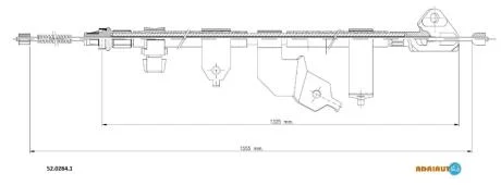Трос зупиночних гальм ADRIAUTO 5202841