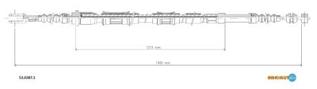Трос ручного гальма ADRIAUTO 5202871