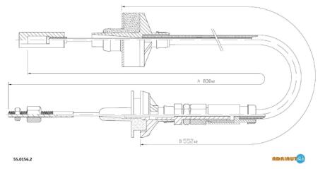 Тросик ADRIAUTO 5501562
