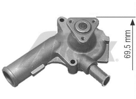 Помпа Ford Escort IV, Fiesya III 1.0-1.3i 86-> AIRTEX 1364