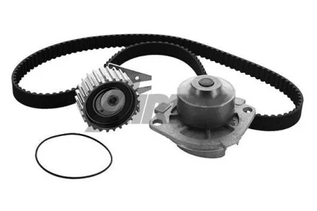 Ремкомплект ГРМ (ремінь+ролики+помпа) Fiat Brava, Marea 1.4 95-> (DAYCO-) AIRTEX WPK-160201