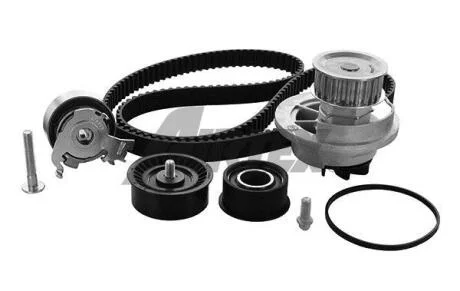 Ремкомплект ГРМ (ремінь+ролики+насос водяний) Opel Vectra B, Astra F 1.6-1.8 16V AIRTEX WPK-167601 (фото 1)