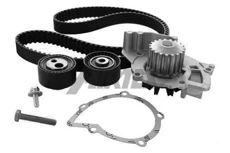 К-кт ГРМ CITROEN (помпа с прокл. + ремень + 2 ролика) C5 2.2 HDi 01-04, FIAT ULYSSE 2.2 JTD 02-06, PEUGEOT 406 2.2 HDi 00-04 AIRTEX WPK-169003
