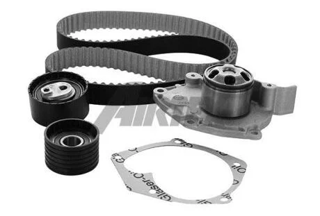 Ремкомплект ГРМ (ремінь+ролики+насос водяний) Renault Megane, Clio III, Scenic, Laguna 2,0i 01-> AIRTEX WPK-190702