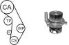 Ремкомплект ГРМ (ремінь+ролики+помпа) Audi A4, A6, VW Passat 1.8T 97->  (DAYCO - AIRTEX) WPK-937706
