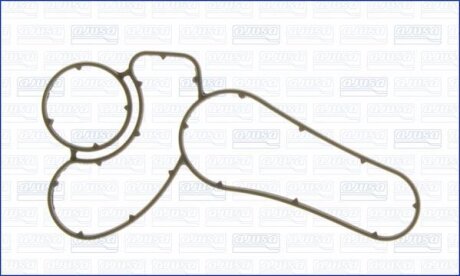 Прокладка масляного радиатора BMW 3/5/7/X3/X5/X6 2.5-3.0 D 02-&gt, AJUSA 01041000
