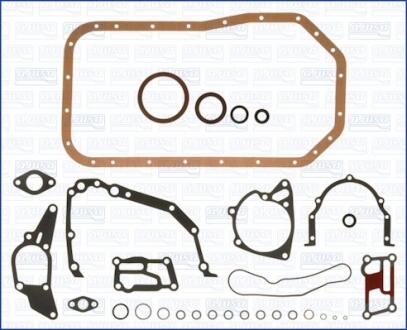 Комплект прокладок двигуна (низ) HYUNDAI GALLOPER I, GALLOPER II, GRACE, H-1, H-1 / STAREX, H100, PORTER MITSUBISHI GALANT IV, L 300 / DELICA II, L 300 III, L200, L400 2.3D/2.5D/2.6D 09.80-12.07 AJUSA 54042600
