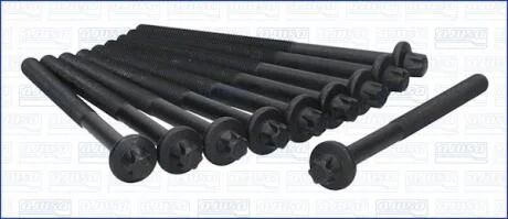 Компл. болтів ГБЦ DACIA LOGAN I, II 1.2i (10шт) AJUSA 81031700