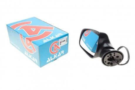Зеркало заднего вида RENAULT LOGAN/SANDERO/DUSTER/STEPWAY 04- электрич.выпукл.подогрев лев. (в сборе) ALKAR 6125594