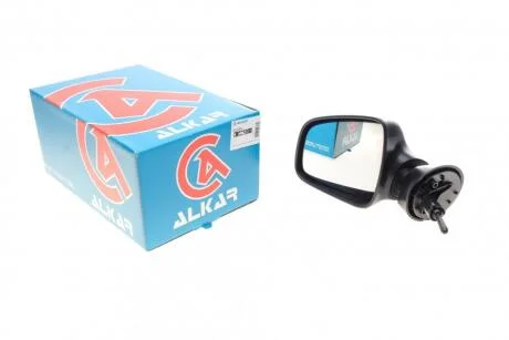 Зеркало заднего вида RENAULT LOGAN/SANDERO/DUSTER/STEPWAY 04- мех.выпукл.лев. (в сборе) ALKAR 6164594