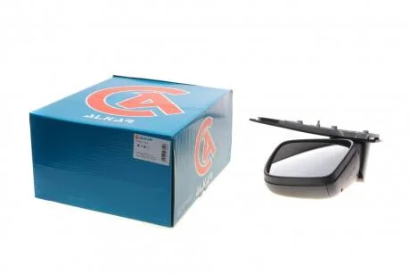 Зеркало заднего вида VW CADDY III 04- мех.асферич.лев. (в сборе) ALKAR 9201154