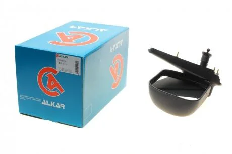 Зеркало заднего вида RENAULT KANGOO 97- мех.плоск.лев. (в сборе) ALKAR 9264156