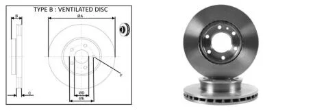 Диск гальмiвний APLUS 61261AP