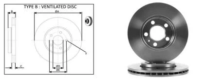 Диск гальмiвний APLUS 61264AP