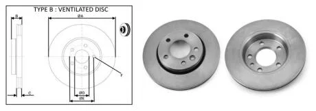 ГАЛЬМІВНИЙ ДИСК ЗАДН. VW TRANSPORTER / CARAVELLE VI АВТОБУС (SGB, SGG, SGJ, SGC, SHB) [04/15-] APLUS 61294AP