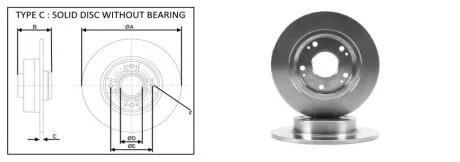 Диск гальмiвний APLUS 61329AP