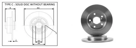Диск гальмiвний APLUS 61332AP