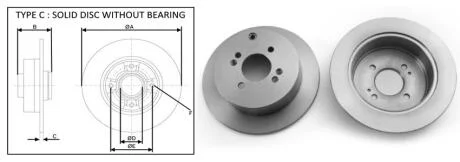 Диск гальмiвний APLUS 61336AP