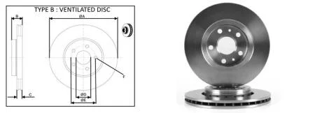 Диск гальмiвний APLUS 61365AP