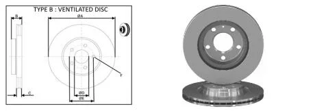 Диск гальмiвний APLUS 61388AP