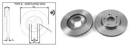 Диск гальмiвний APLUS 61399AP