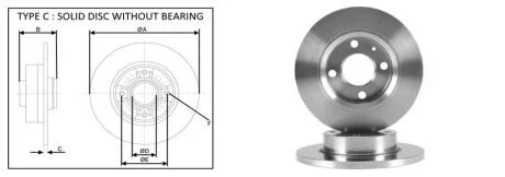 Диск гальмiвний APLUS 61418AP
