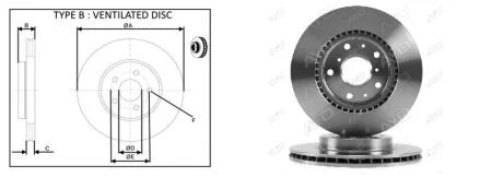 Диск гальмівний FIAT SEDICI SUZUKI SX4 1.5-2.0D 06.06- APLUS 61423AP