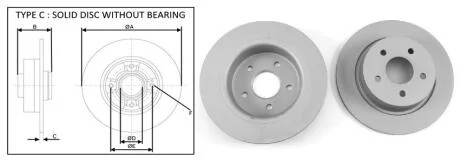 Диск гальмiвний APLUS 61559AP
