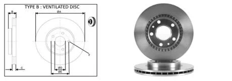 Диск гальмiвний APLUS 61588AP
