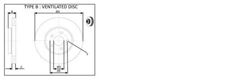 Диск тормозной передний (кратно 2) Mazda 6 (GG) (06/02-08/07) APLUS 62003AP