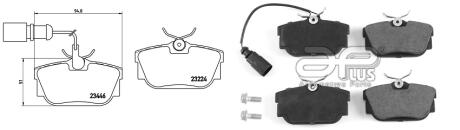 ГАЛЬМІВНІ КОЛОДКИ VW TRANSPORTER IV АВТОБУС [09/90-06/03] 2.4 D SYNCRO APLUS 71140AAP