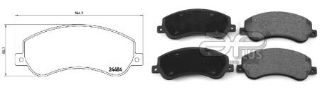 ГАЛЬМІВНІ КОЛОДКИ ПЕРЕДН. VW AMAROK ПЛАТФОРМА/ШАСІ (S1B, S6B, S7B) [09/11-] APLUS 71171BAAP