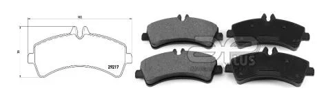 ГАЛЬМІВНІ КОЛОДКИ ЗАДН. MERCEDES-BENZ SPRINTER 4,6-T ФУРГОН (906) 06/06- APLUS 71269AAP