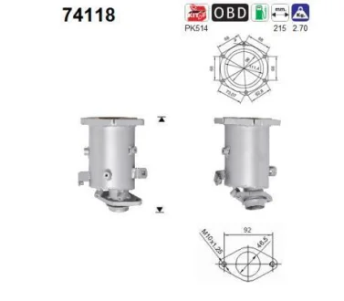 Каталізатор AS-PL 74118